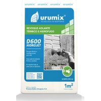 Revoque Aislante Térmico Hidrófugo D600 Hidrojet URUMIX