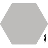 Cerámica Hexagonal 20x23cm Cinza (Gris) CERAL