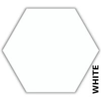 Cerámica Hexagonal 20x23cm White (Blanco) CERAL