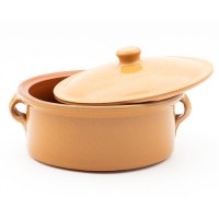Olla Cocotte con Tapa Cerámica Vitrificada Corzana C.432