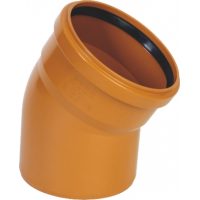 Codo PVC 315mm 45º MH con Junta Elástica