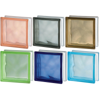 Ladrillo de Vidrio NUBE Colores Suaves