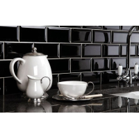 Cerámica Pared Ladrillo 10x20cm ELIANE Metro Black Br