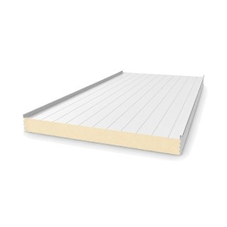Panel Techo Aislante Engrafado Poliuretano Isodec Pir 80 mm 