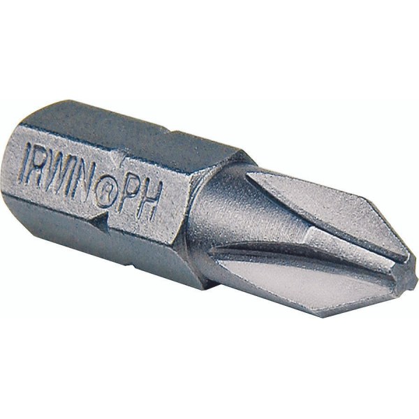 Puntas Atornillador Phillips PH2 x 25mm Irwin U.S.A.