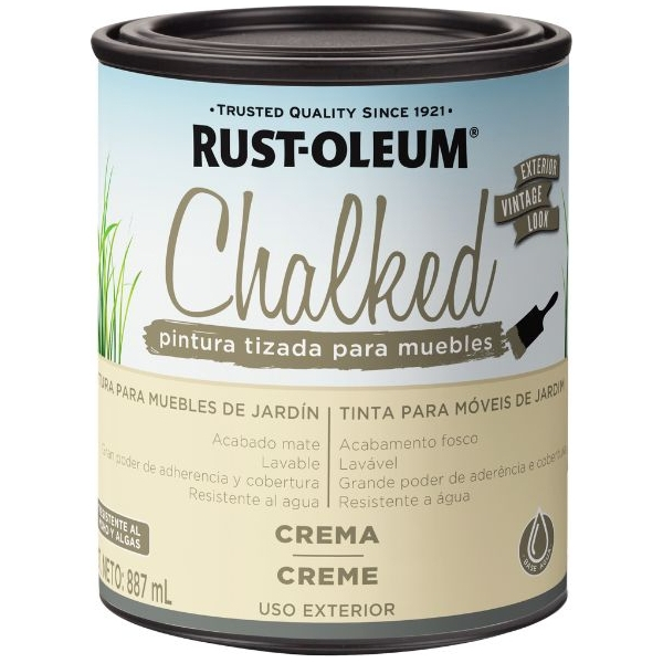 Pintura Tizada Exterior Chalked Rust Oleum Crema