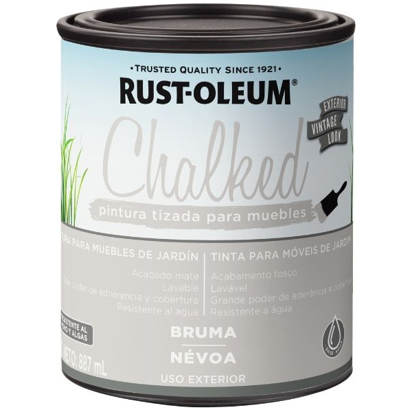 Pintura Tizada Exterior Chalked Rust Oleum Bruma