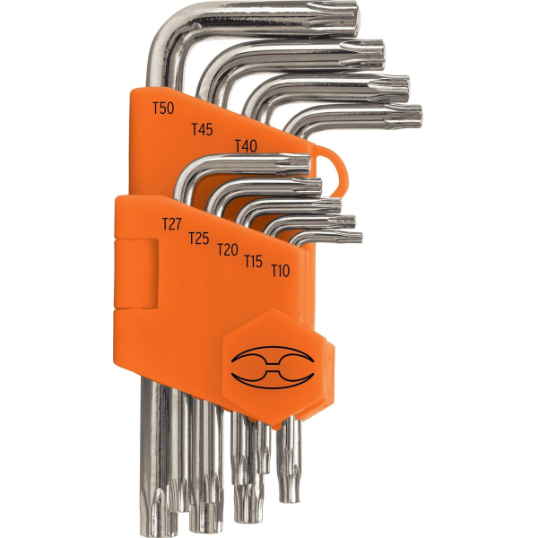 Juego 9 Llaves Torx en Estuche Plástico Truper TORX-9