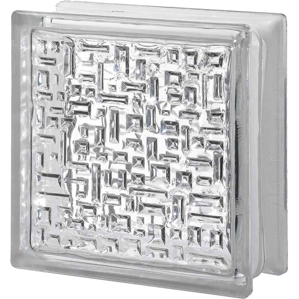 Ladrillo de Vidrio 19 x 19cm Maya - Clear Maya