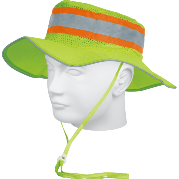 Sombrero Protección UV Amarillo Cinta Reflectiva Truper