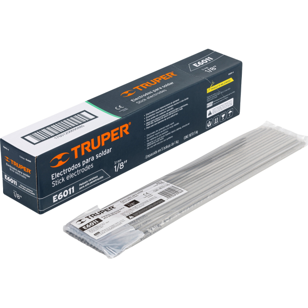 Electrodos 3.2mm E6011 Potasio Celulosa Truper 1kg