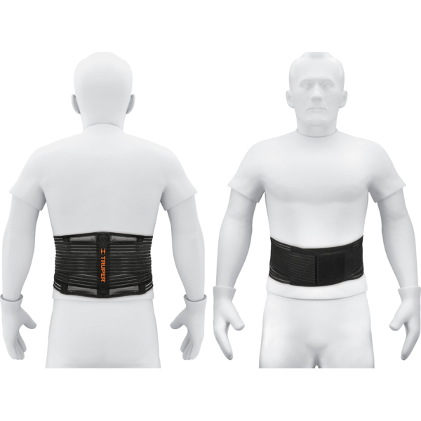 Faja Lumbar Tipo Cinturón 3 Varillas Truper FAJA-MC