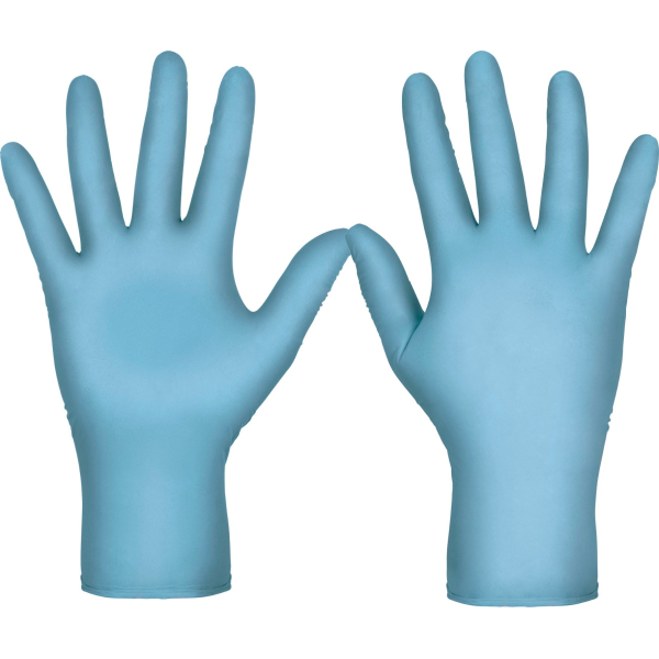 Guantes Descartables Nitrilo Azul 0.1mm Slender