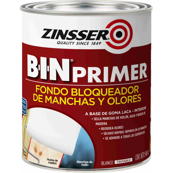 Fondo Bloqueador Manchas y Olores Zinsser Bin Primer