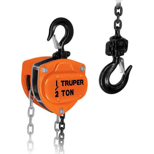 Aparejo Cadena 1/2 Tonelada Truper POL-1/2
