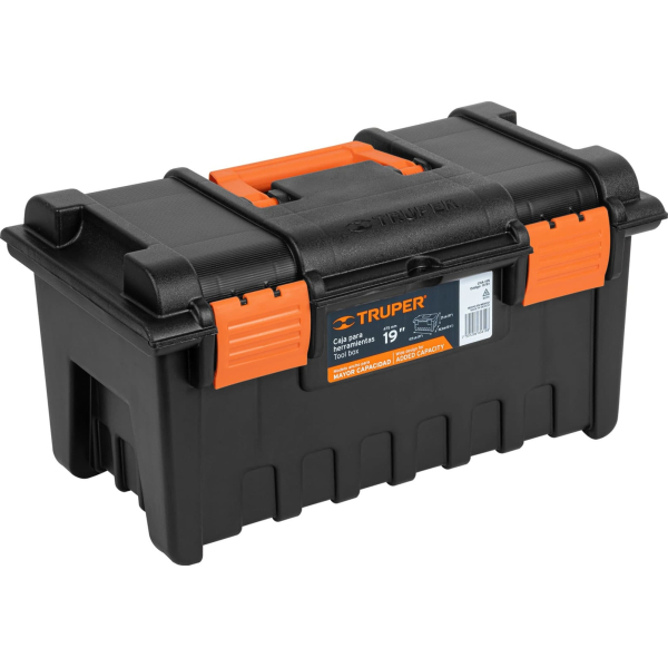 Caja Herramientas Polipropileno 48cm Truper CHA-19N