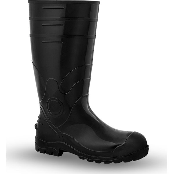 Bota De Lluvia Industrial Pvc Algodón Worksafe