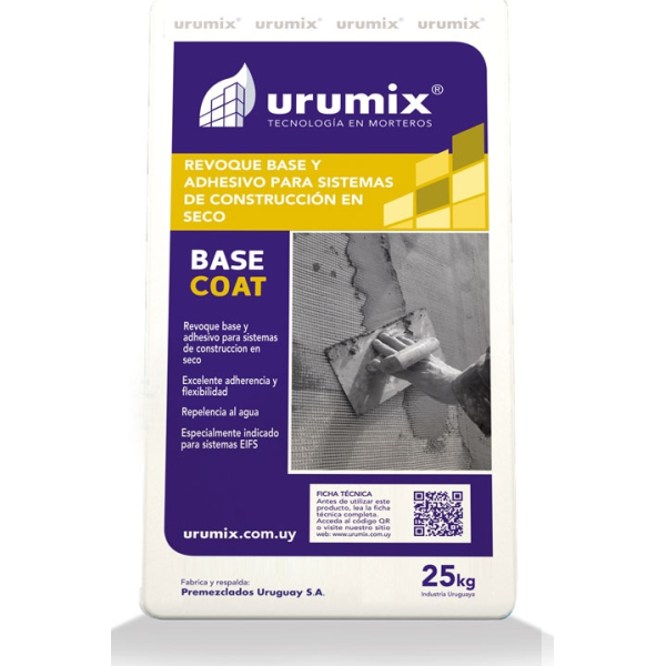 Base Coat Revoque Cementicio Adhesivo Urumix