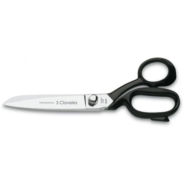 Tijera Sastre 12'' Acero Mango Esmaltado 3 Claveles