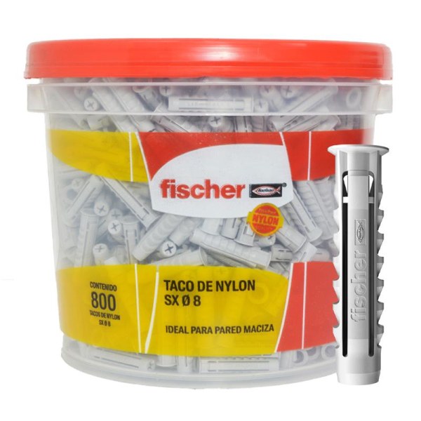 Taco Universal SX8 Con Tope FISCHER Balde x 800