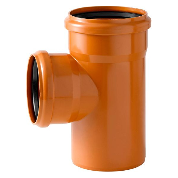 Ramal T de PVC 250mm MH con Junta Elástica