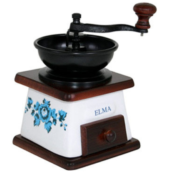 Molino Para Café Cerámica Oscura Artesanal Elma
