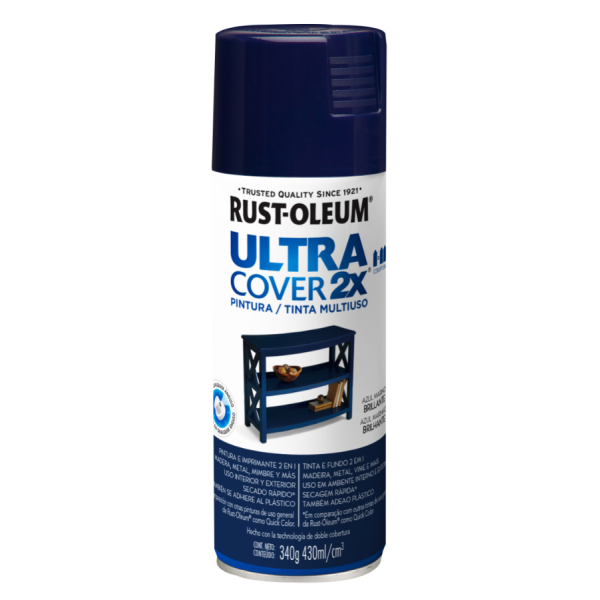 Pintura Azul Marino Brillante Ultra Cover Rust Oleum