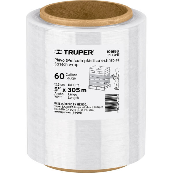 Nylon Film Stretch Para Embalar Rollo 305mt Truper