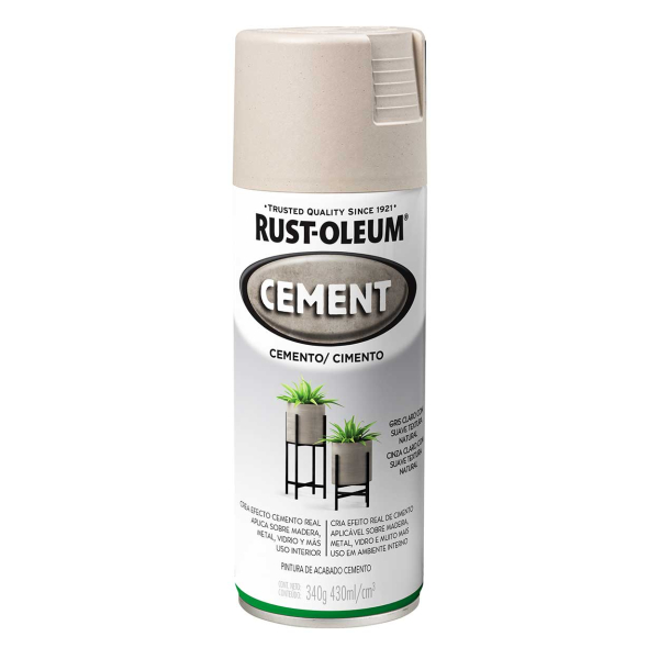 Pintura En Aerosol Efecto Cemento Rust Oleum