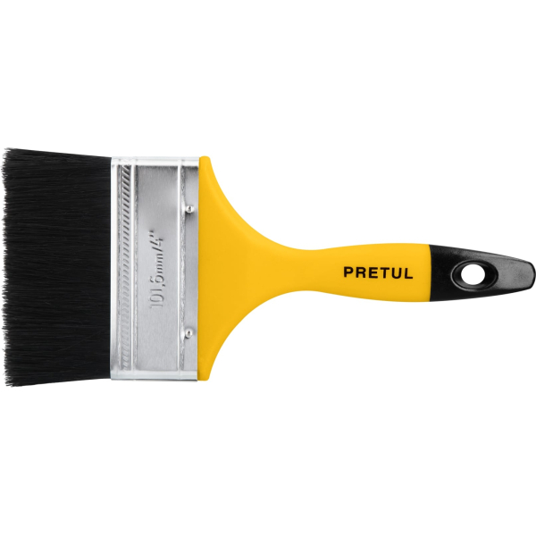 Pincel Brocha Cerda Negra 4'' 100mm Pretul BRP-4