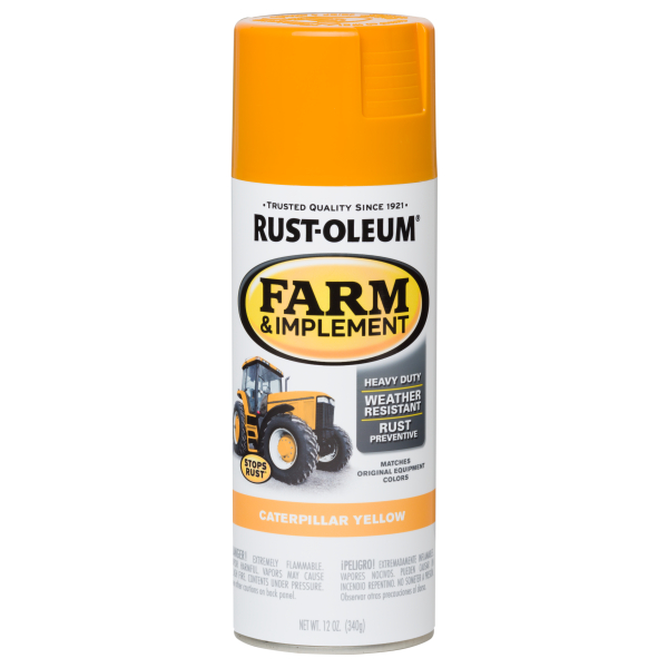 Pintura En Aerosol Amarillo Caterpillar Rust Oleum