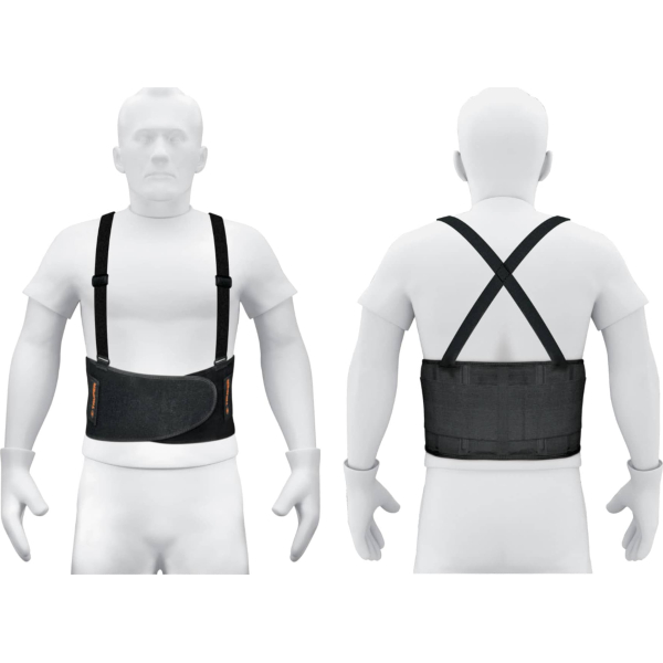 Faja Lumbar Ajustable 4 Varillas Talle S Truper