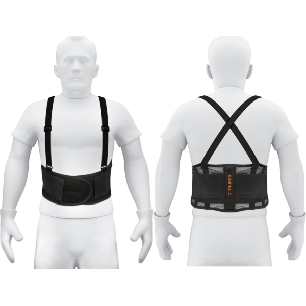 Faja Lumbar 5 Varillas Transpirable XL Truper