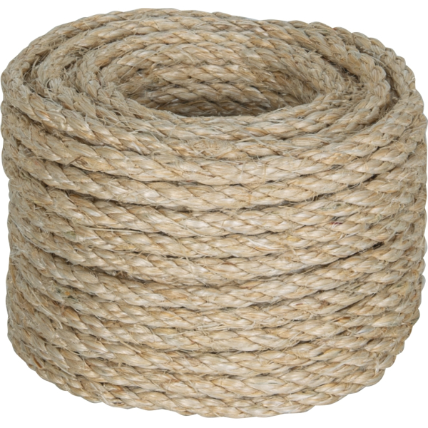 Cuerda Sisal Natural 6mm Rollo 15mt Fiero
