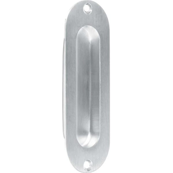 Jaladera Corbin Ovalada Inox Cromo Mate 120mm Hermex Jale-32