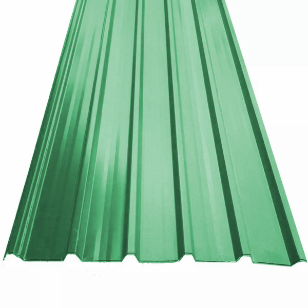 Chapa Trapezoidal Econopanel ARMCO Verde 1.01m de ancho C26