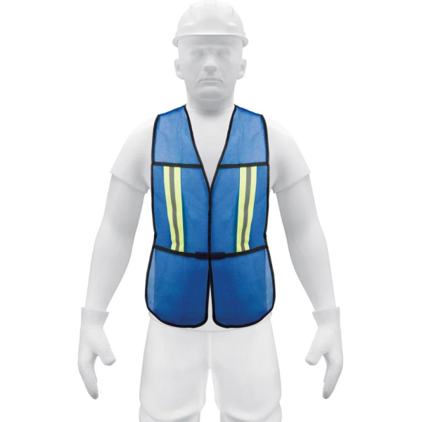 Chaleco de Seguridad Azul Pretul CHS-200A