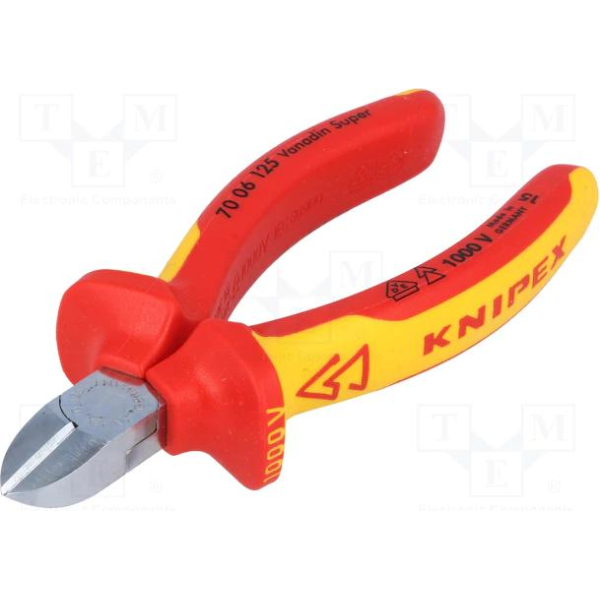 Alicate diagonal aislado VDE 1000V 5" Knipex 7006125