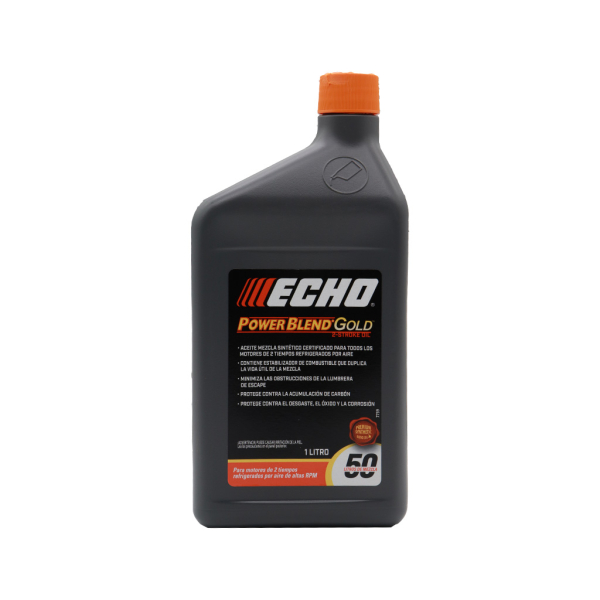 Aceite Motor 2 Tiempos 50:1 1L Echo Power Blend Gold
