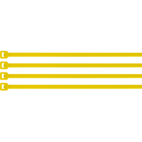 Precinto Collarín Plástico 15cm x 3.5mm Amarillo Volteck CIN-4015A