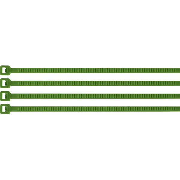 Precinto Collarín Plástico 15cm x 3.5mm Verde Volteck CIN-4015V