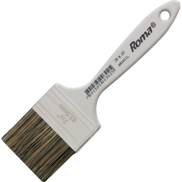 Pincel Cerda Sintética Gris 2 1/2'' Roma Pro Pack x 12