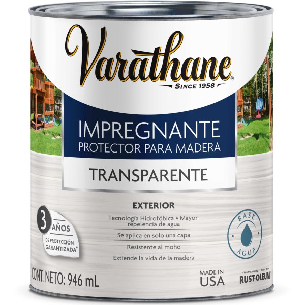 Protector De Madera Transparente 946ml Varathane Raincoat 