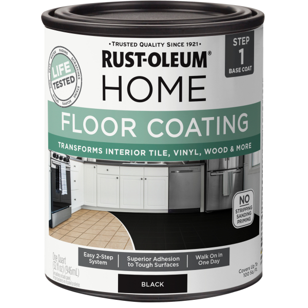 Pintura Para Pisos Azulejos Negro Rust Oleum