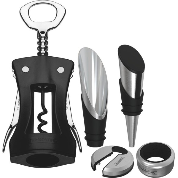Juego Sacacorchos y Accesorios Vino Tramontina Harmoniza 25599/011