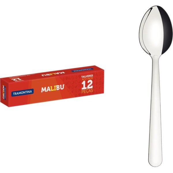 Juego 12 Cucharas De Postre Tramontina Malibu 23736/000