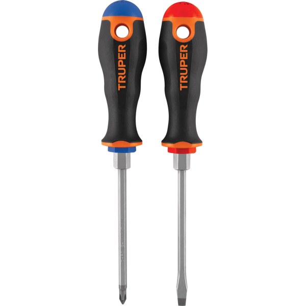 Juego 2 Destornilladores 3/16'' Comfortgrip Truper DUO-3/16X4B