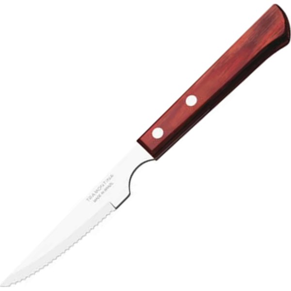 Juego 12 Cuchillos Chuleteros Polywood Rojo Tramontina 21109/074