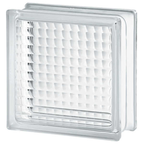 Ladrillo de Vidrio 19 x 19cm Ranurado - Clear Cross Small