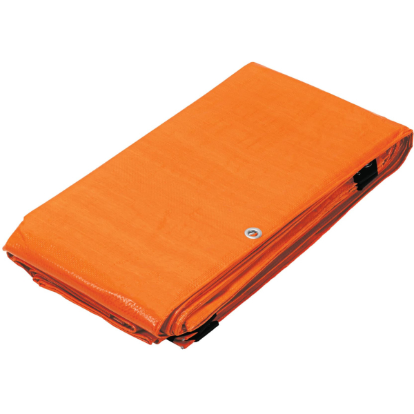 Lona Toldo Polietileno 4 x 5mt Naranja Pretul LP-45N